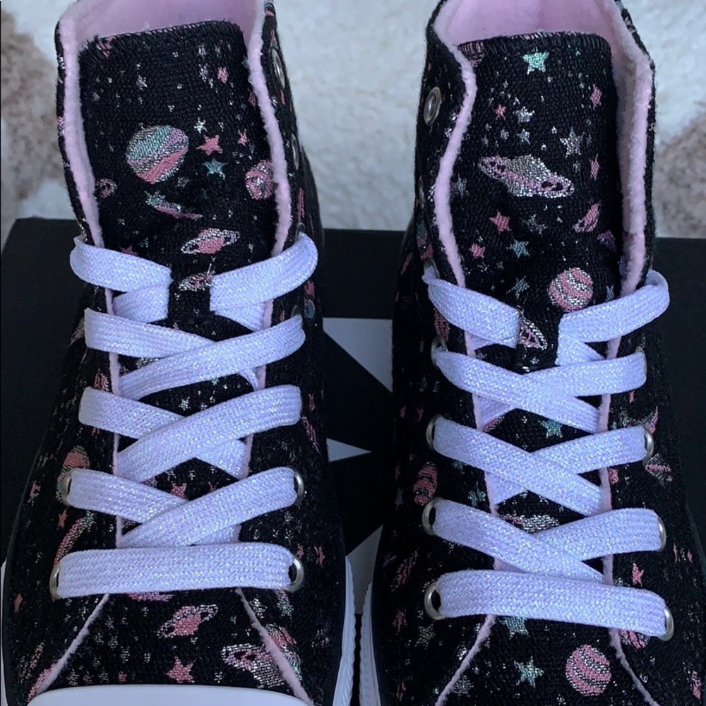 CONVERSE CTAS HI black/white/pure silver WMNS - Picture 10 of 16